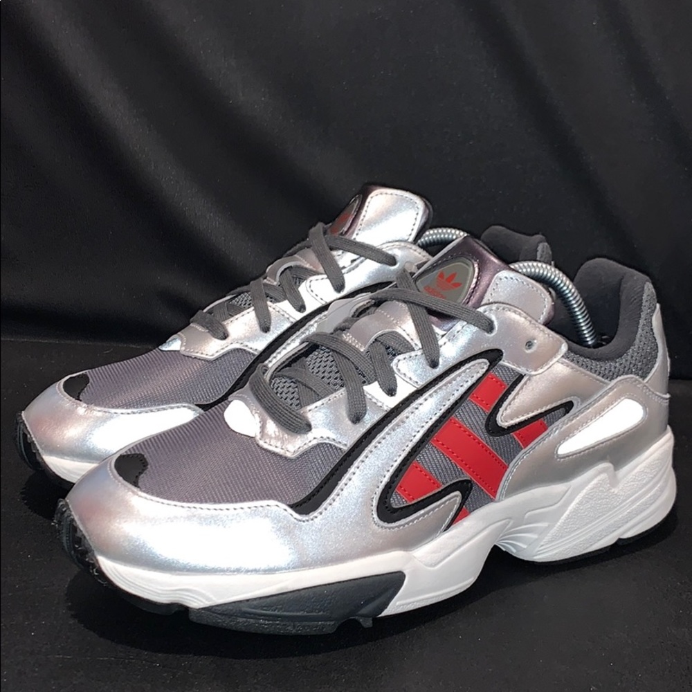 Adidas Yung-96 Chasm Gray/Red Reflective